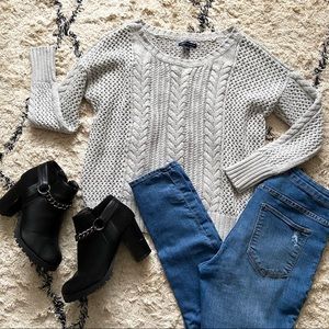 AEO cable knit sweater